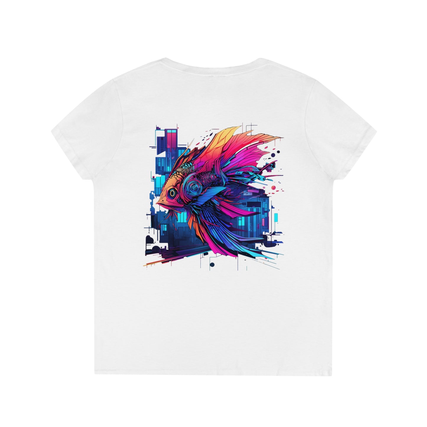 Angel Ladies' V-Neck T-Shirt