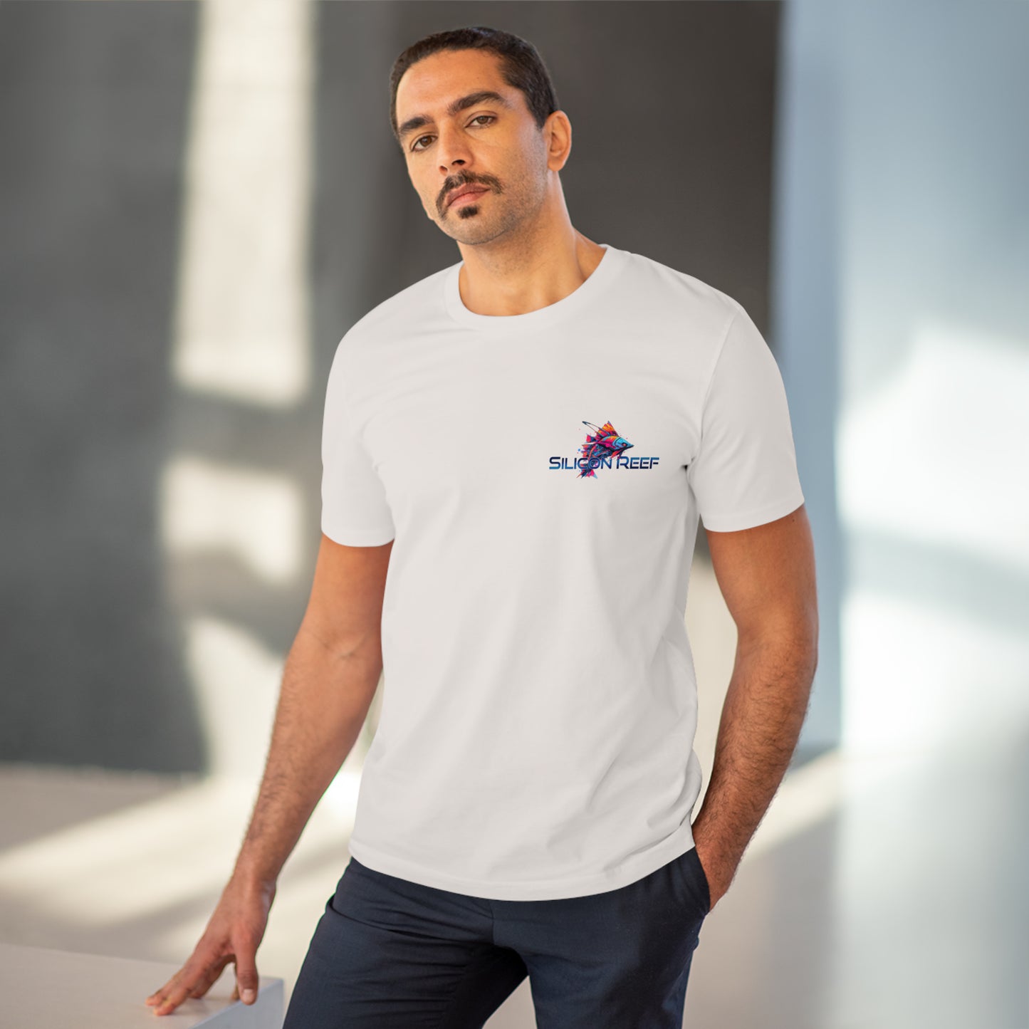 Smoosh Face Fish Organic Creator T-shirt - Unisex