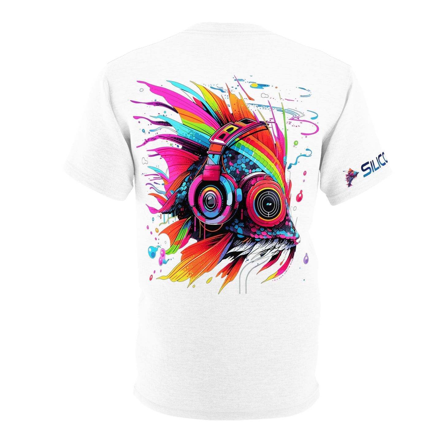 DJ EDM Fish Unisex Cut & Sew Tee