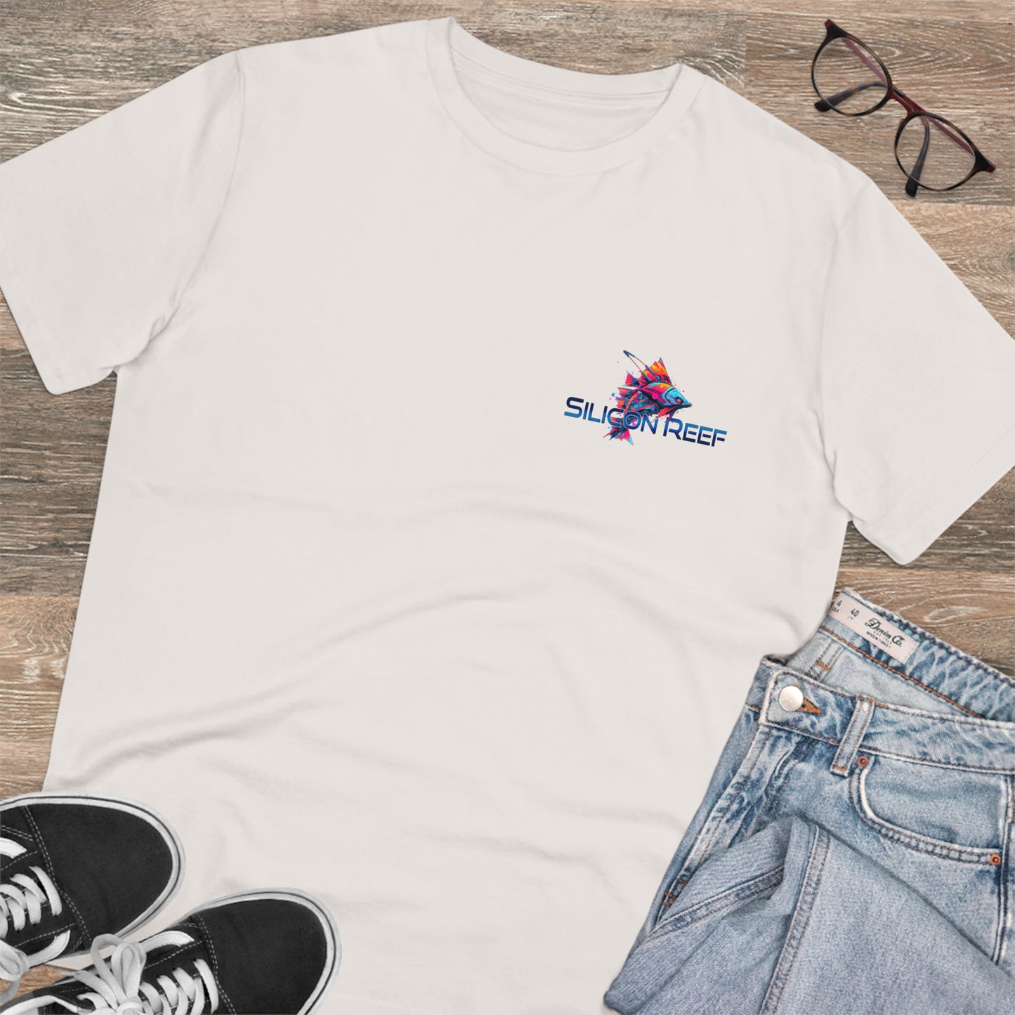 Smoosh Face Fish Organic Creator T-shirt - Unisex