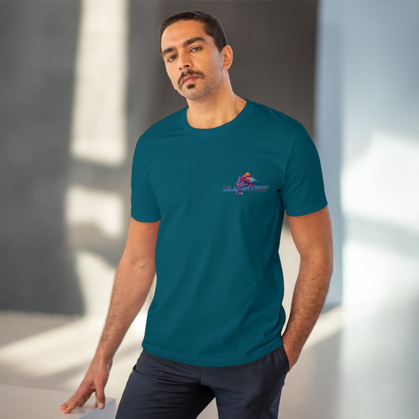 Smoosh Face Fish Organic Creator T-shirt - Unisex