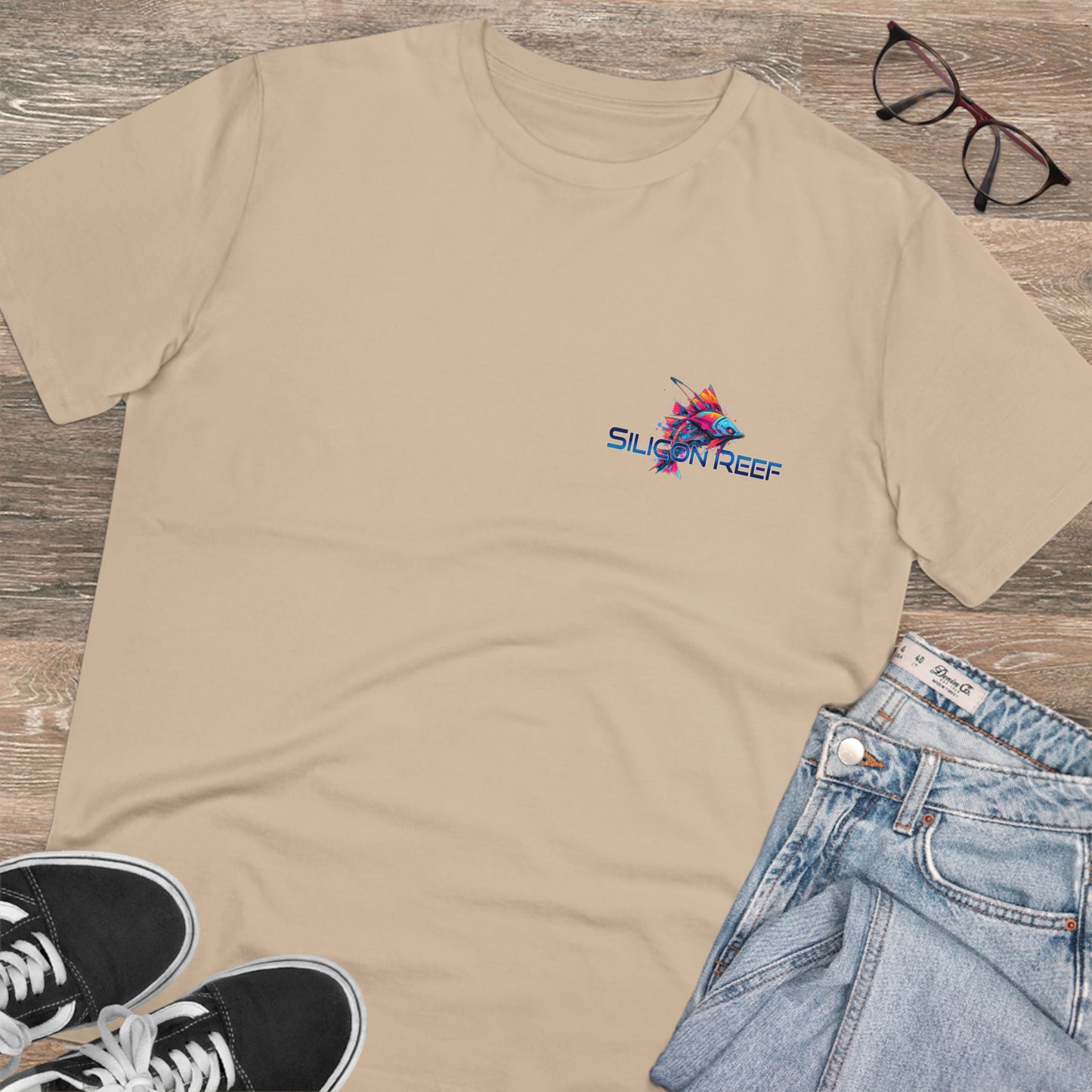 Smoosh Face Fish Organic Creator T-shirt - Unisex