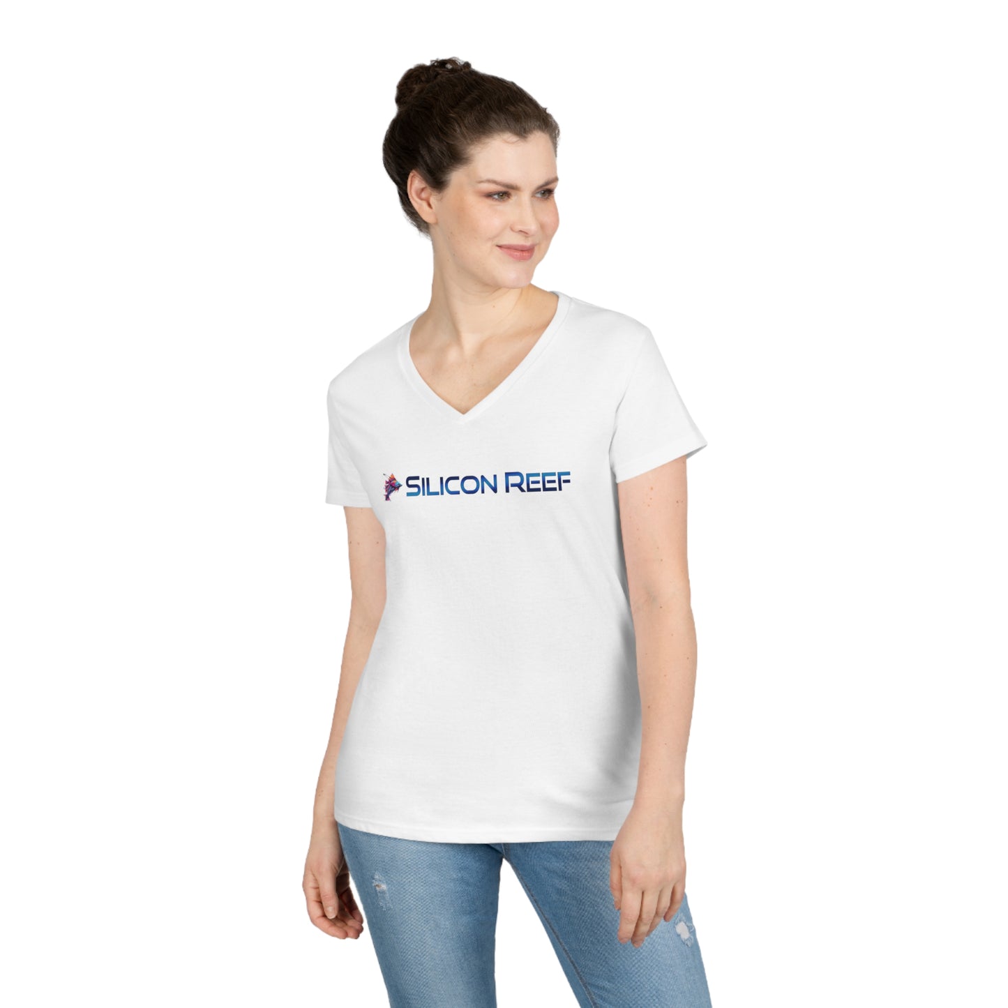 Reef Mermaid Ladies' V-Neck T-Shirt