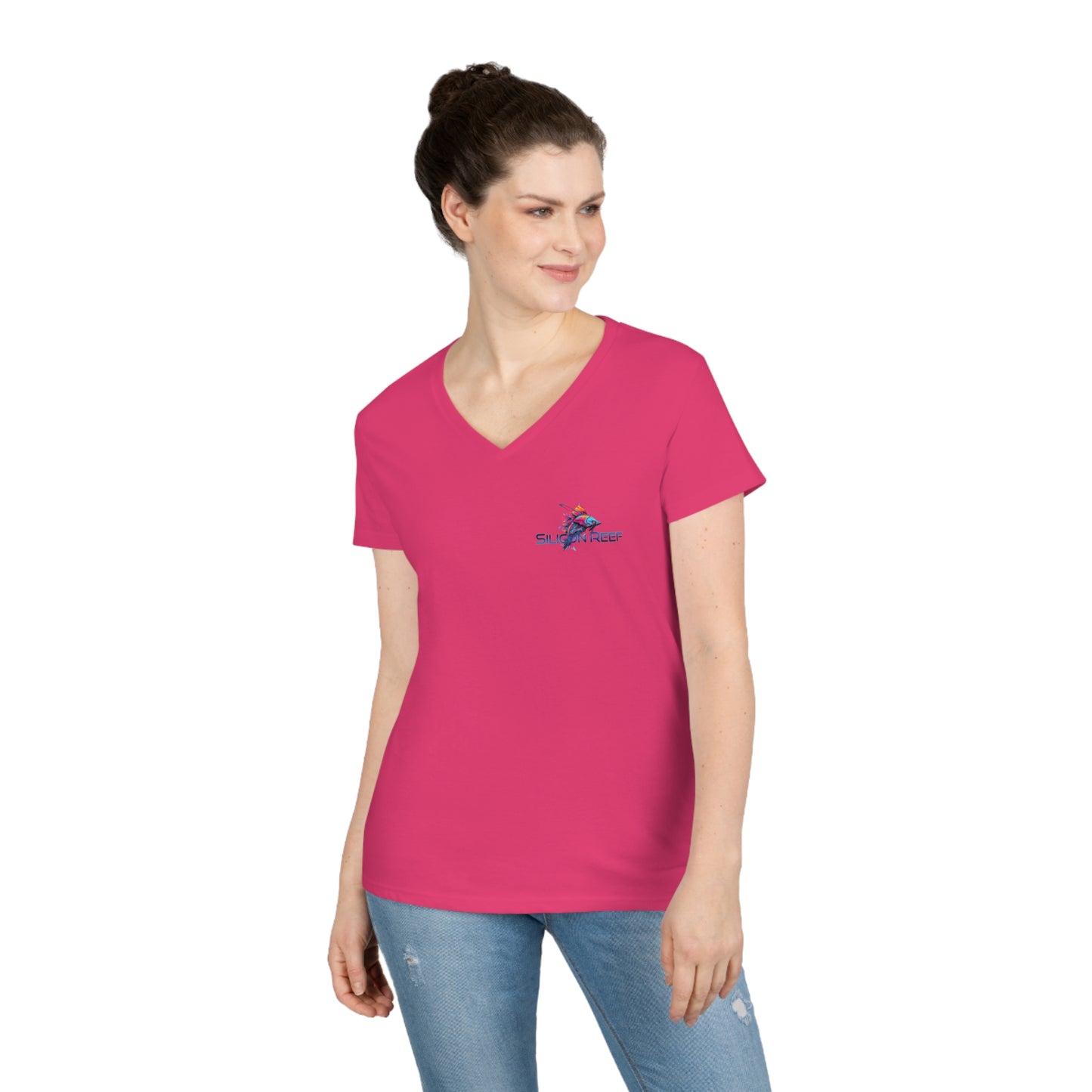 Angel Ladies' V-Neck T-Shirt