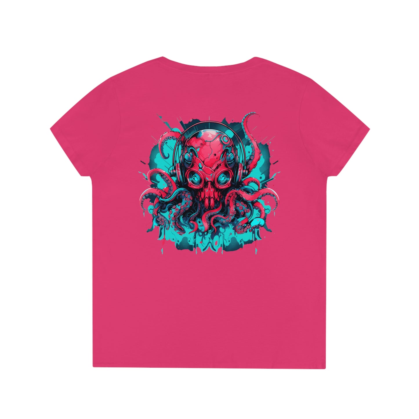 EDM Kraken Ladies' V-Neck T-Shirt