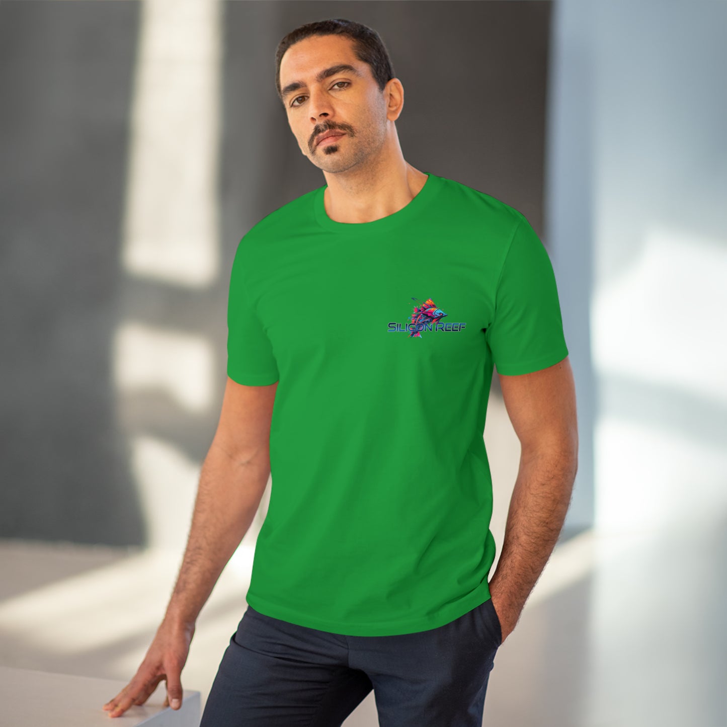 Smoosh Face Fish Organic Creator T-shirt - Unisex