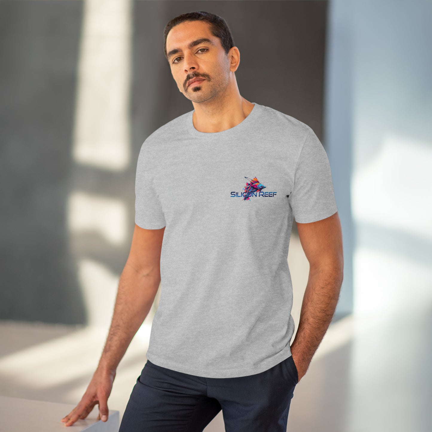 Smoosh Face Fish Organic Creator T-shirt - Unisex