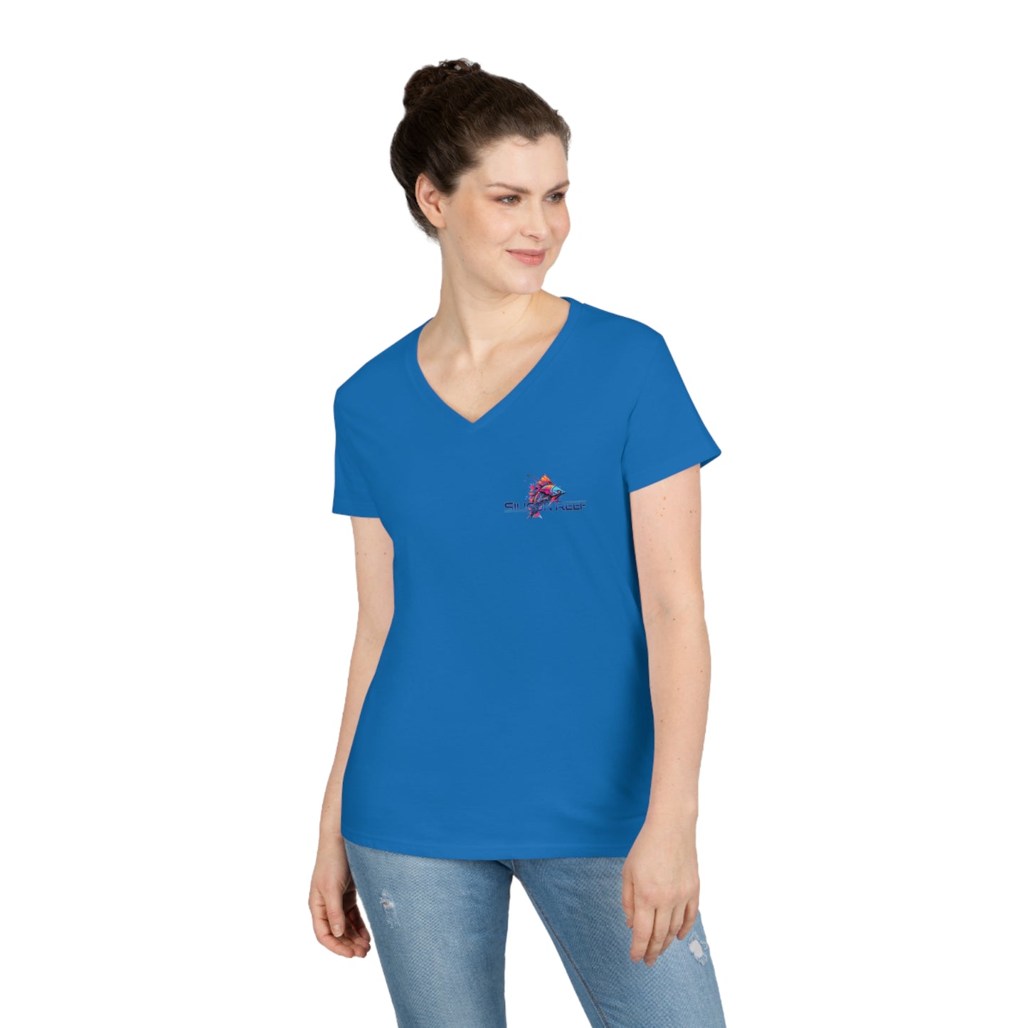 Angel Ladies' V-Neck T-Shirt