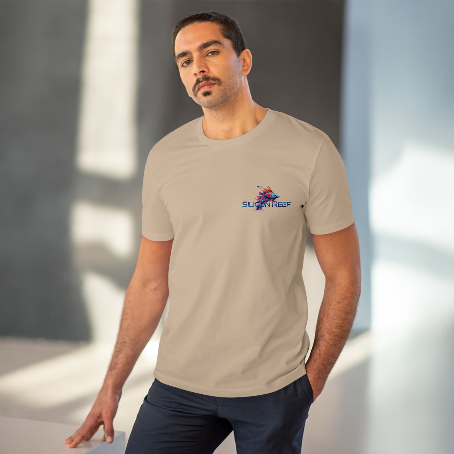Smoosh Face Fish Organic Creator T-shirt - Unisex