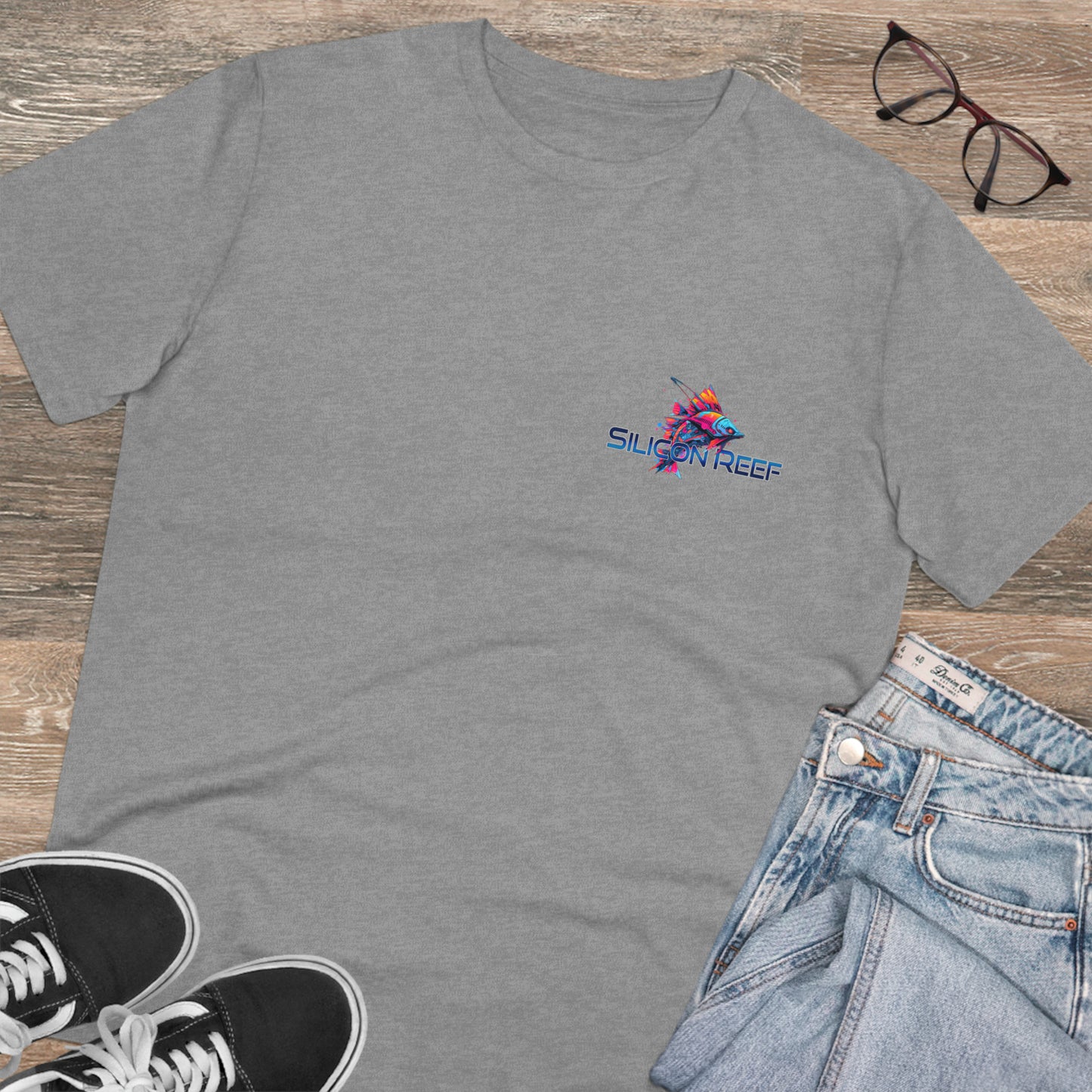 Smoosh Face Fish Organic Creator T-shirt - Unisex