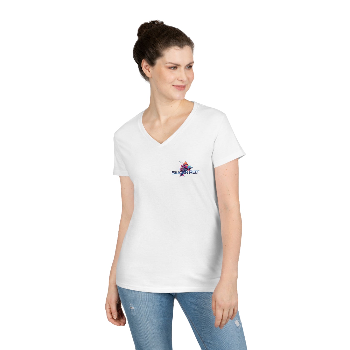 Angel Ladies' V-Neck T-Shirt