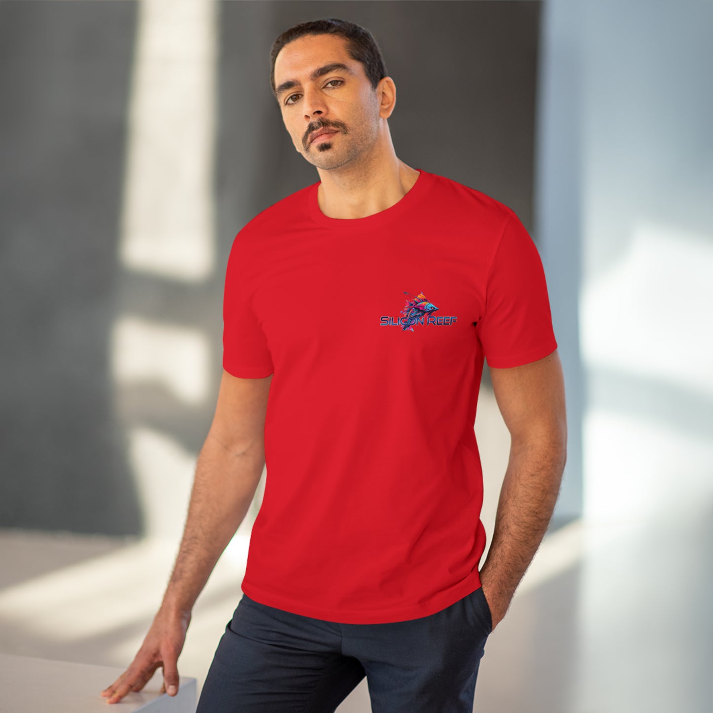 Smoosh Face Fish Organic Creator T-shirt - Unisex