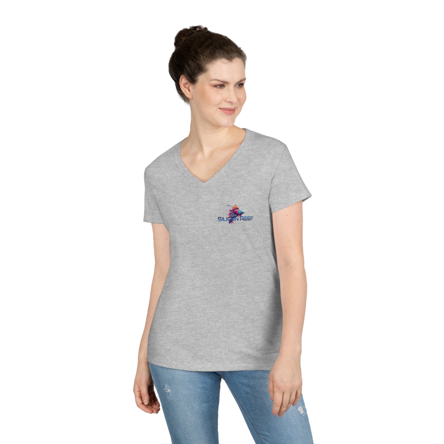 Angel Ladies' V-Neck T-Shirt