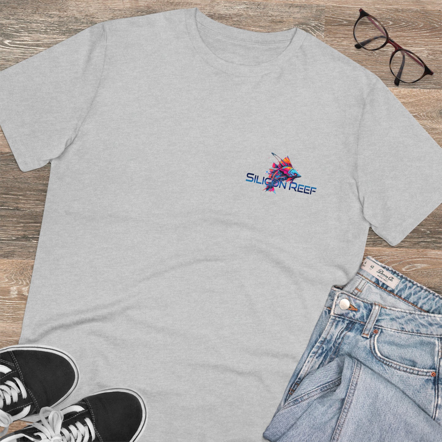 Smoosh Face Fish Organic Creator T-shirt - Unisex