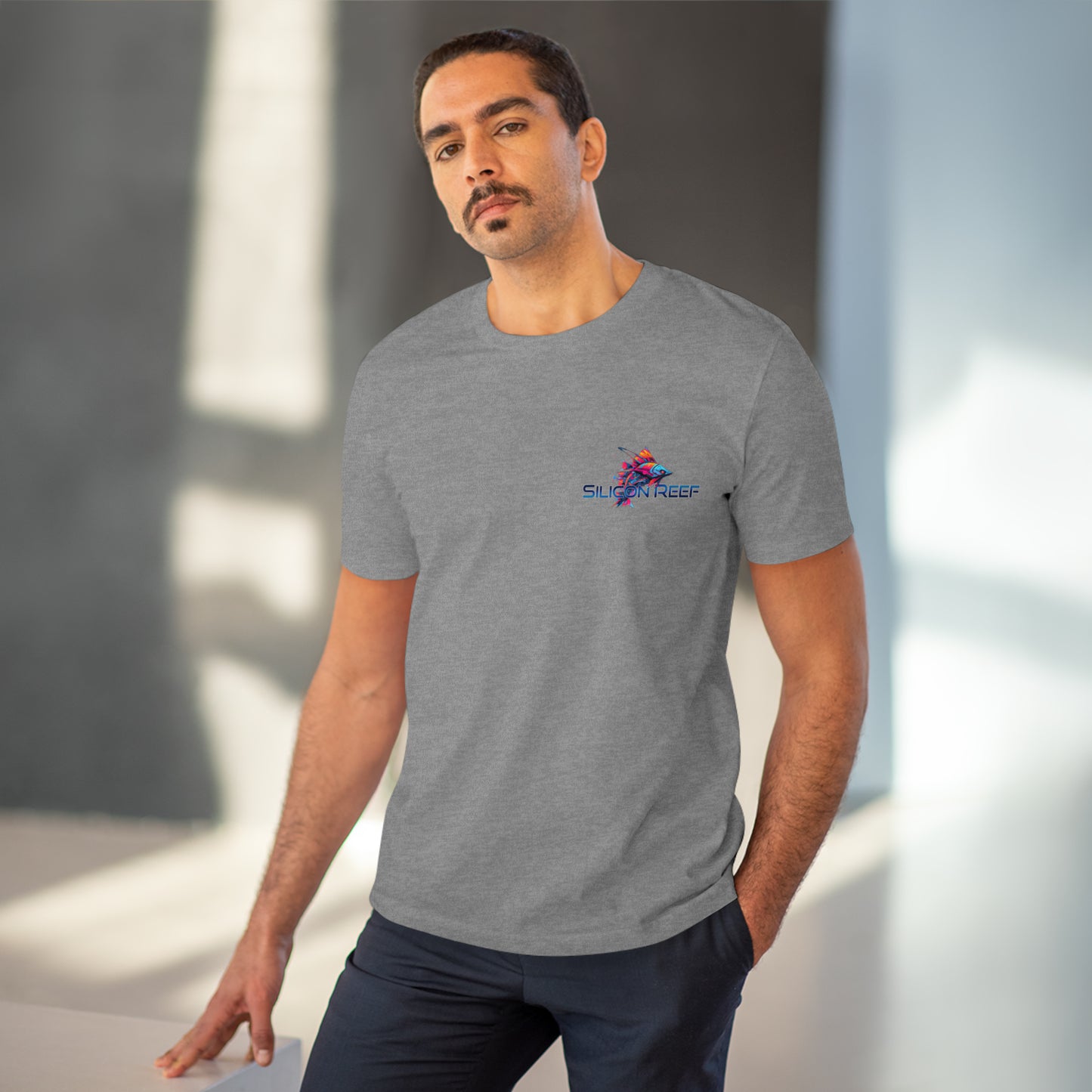 Smoosh Face Fish Organic Creator T-shirt - Unisex