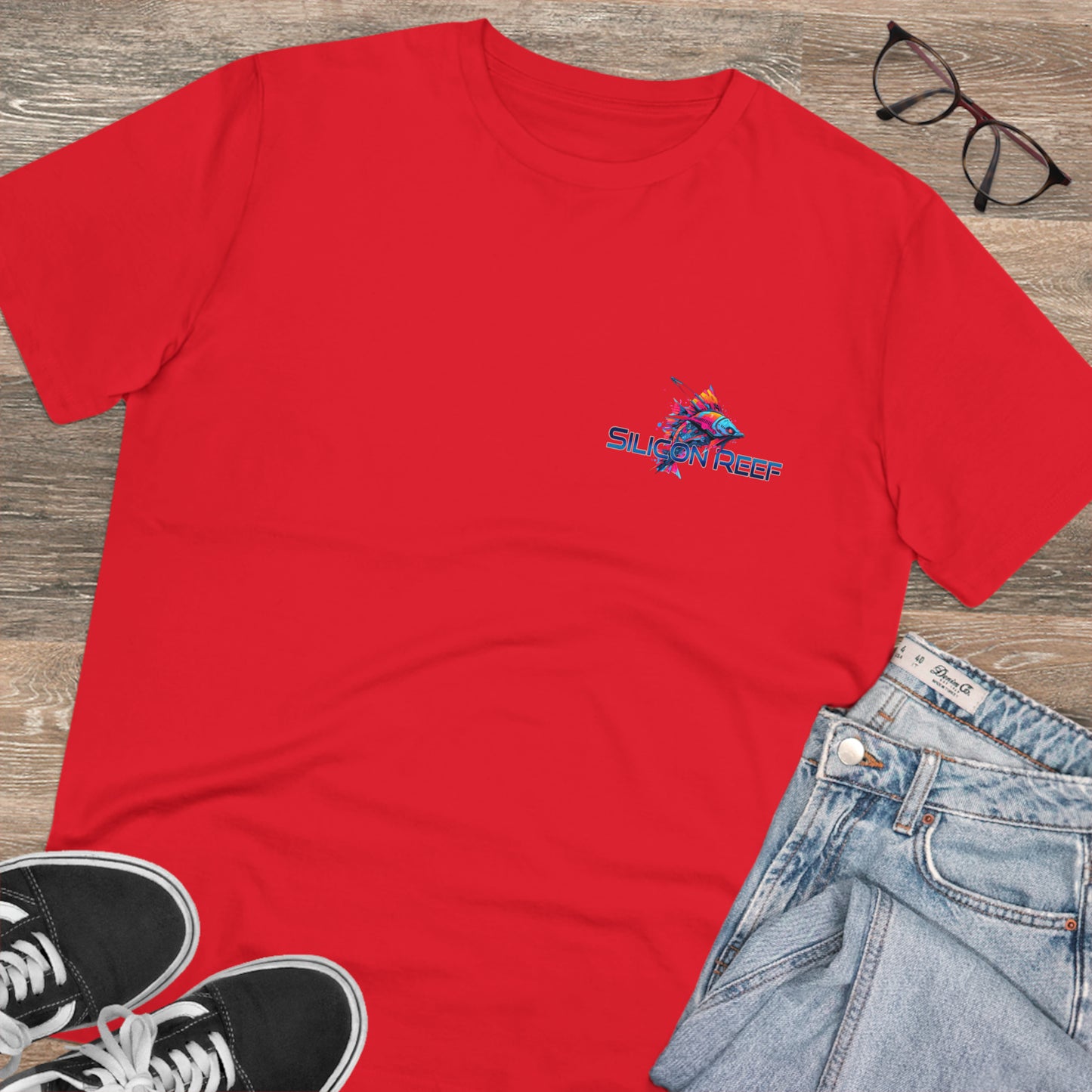 Smoosh Face Fish Organic Creator T-shirt - Unisex