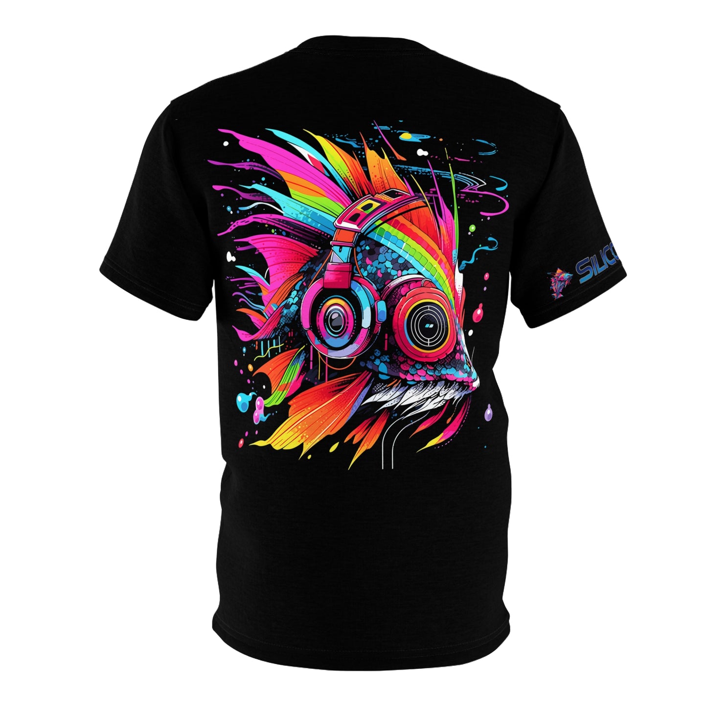 DJ EDM Fish Unisex Cut & Sew Tee