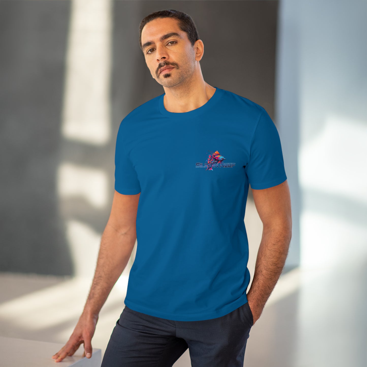Smoosh Face Fish Organic Creator T-shirt - Unisex