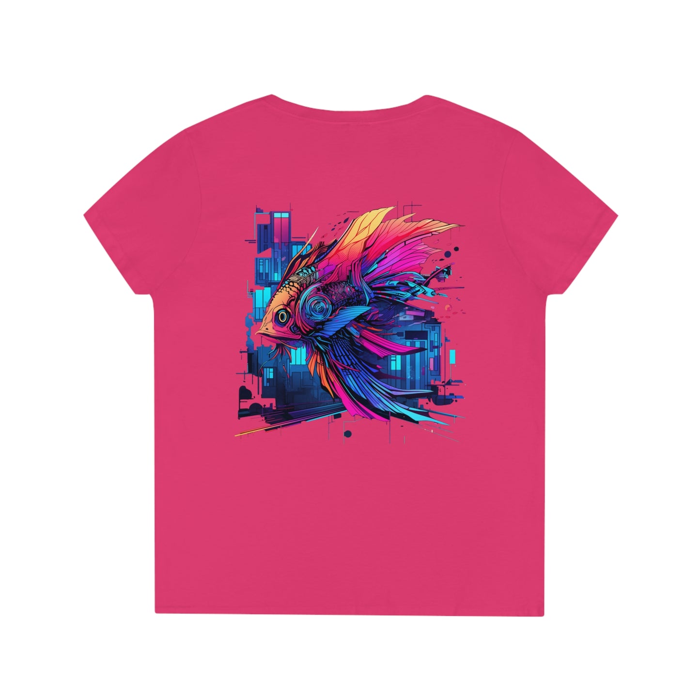 Angel Ladies' V-Neck T-Shirt