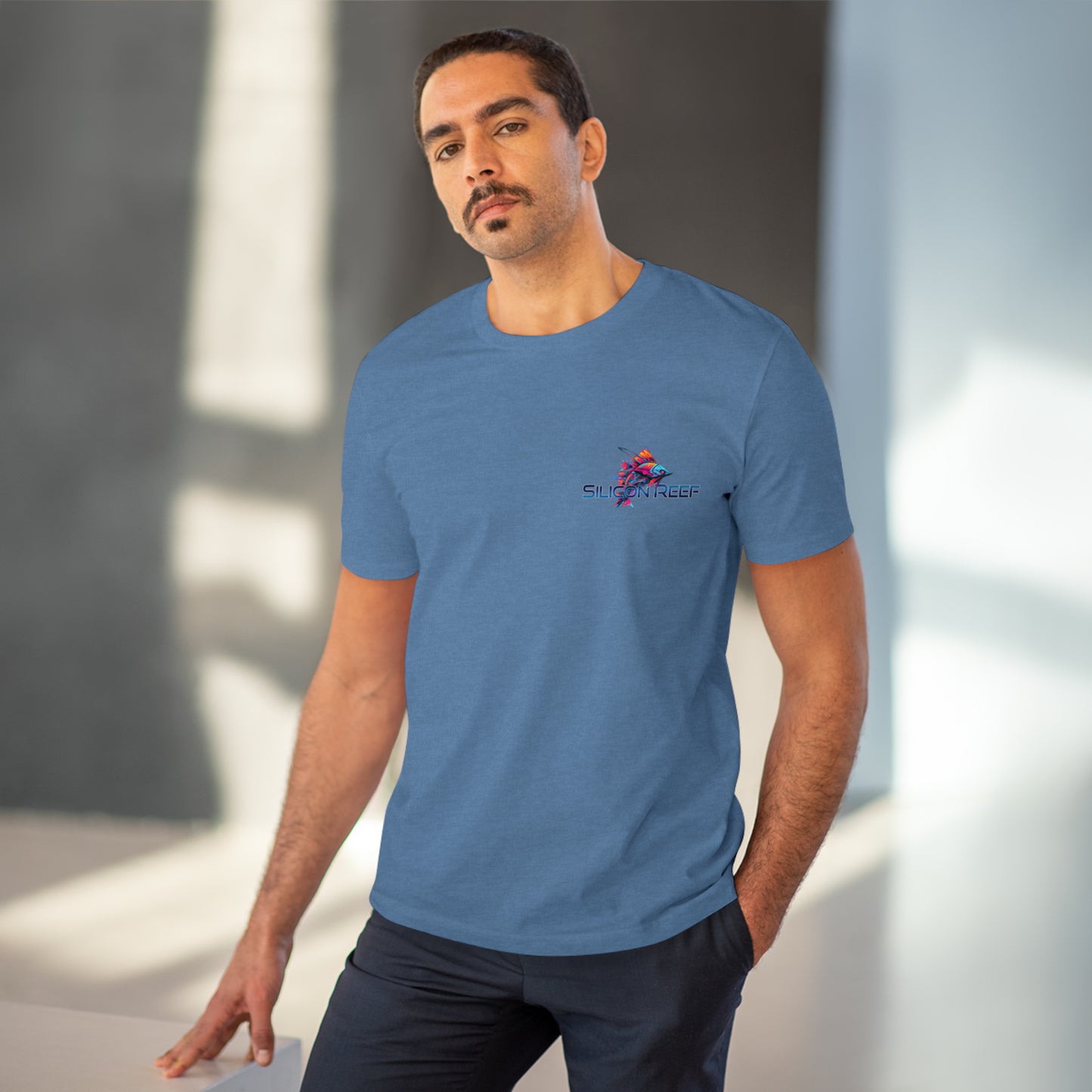Smoosh Face Fish Organic Creator T-shirt - Unisex