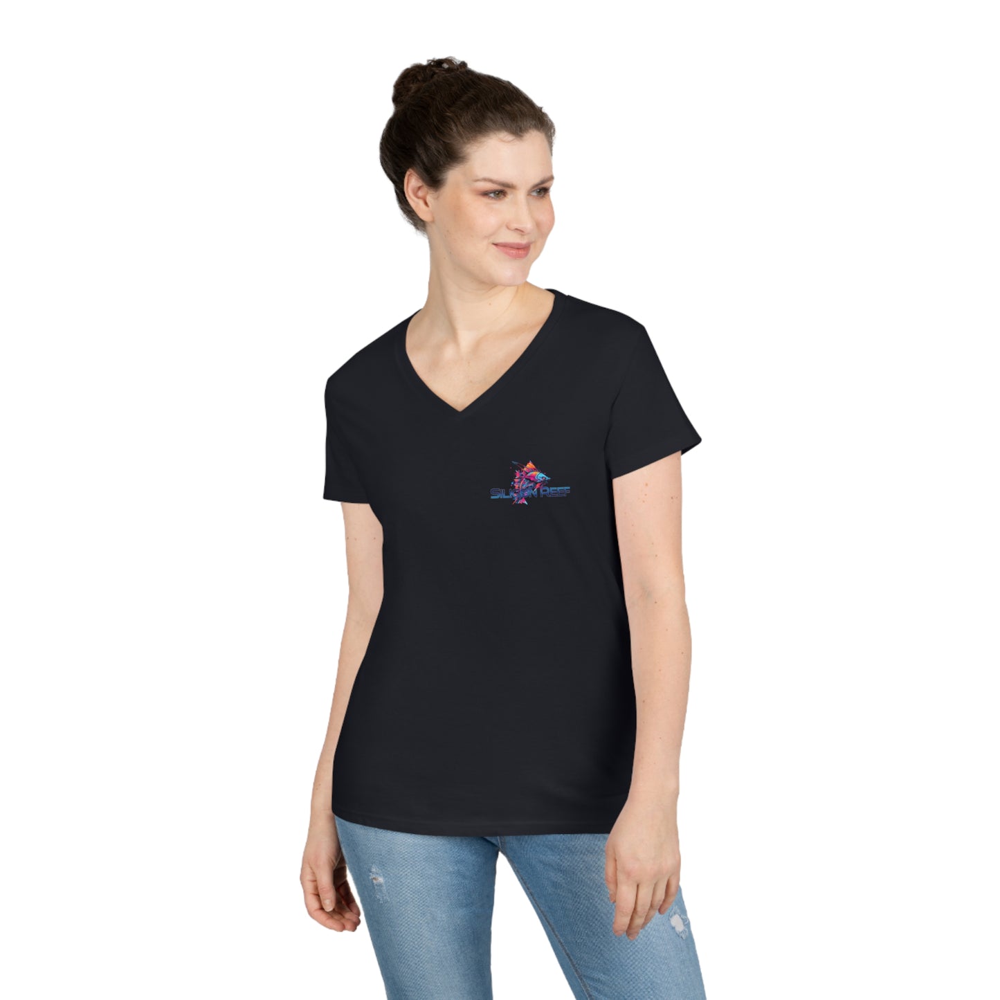 Angel Ladies' V-Neck T-Shirt