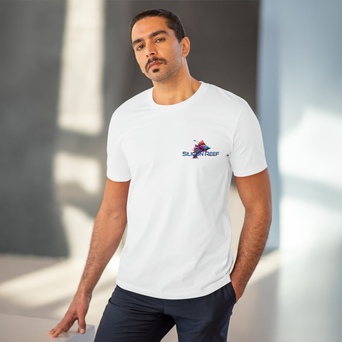 Smoosh Face Fish Organic Creator T-shirt - Unisex