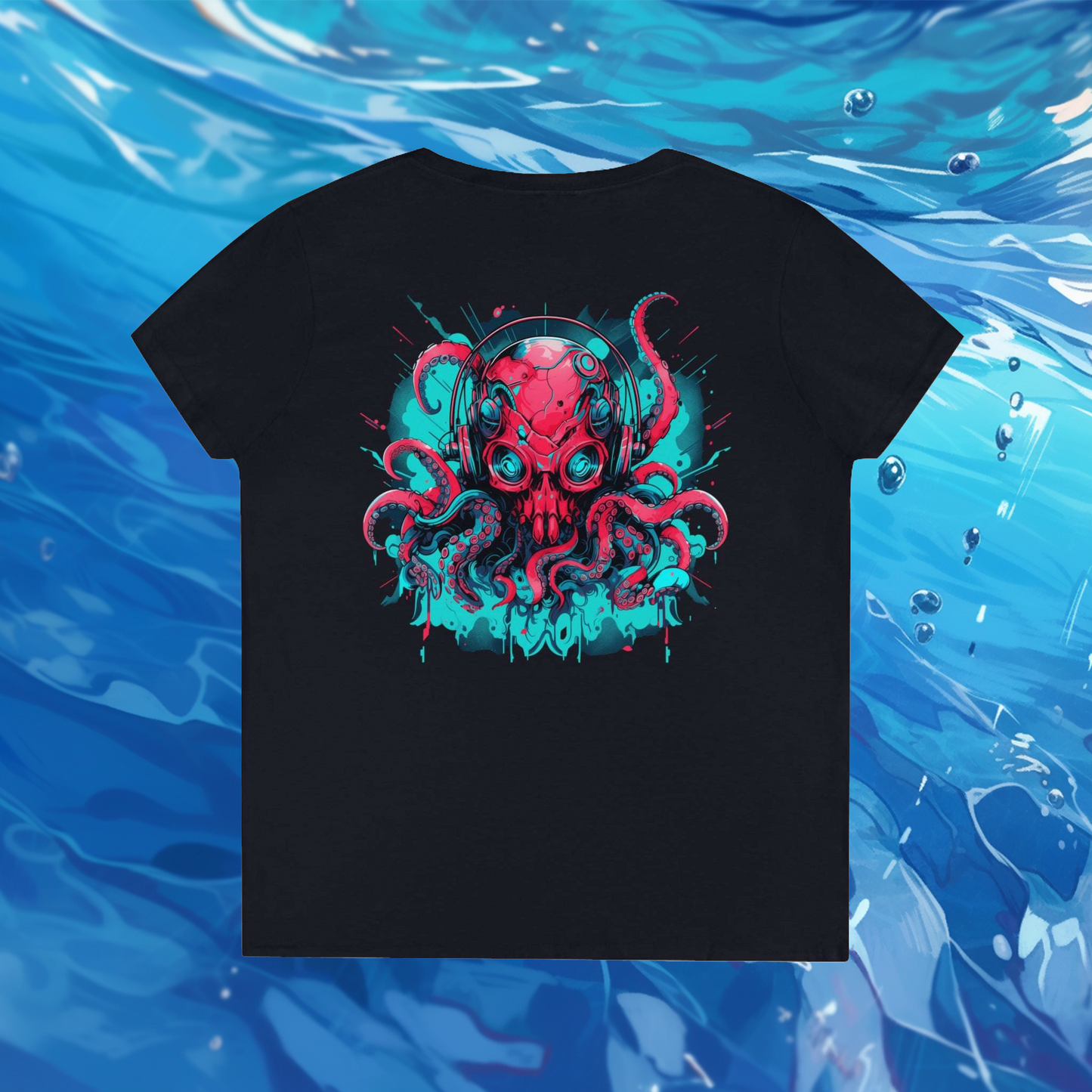 EDM Kraken Ladies' V-Neck T-Shirt