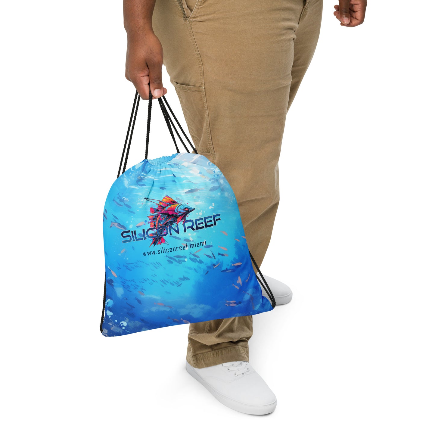 Silicon Reef Miami Underwater Drawstring Bag