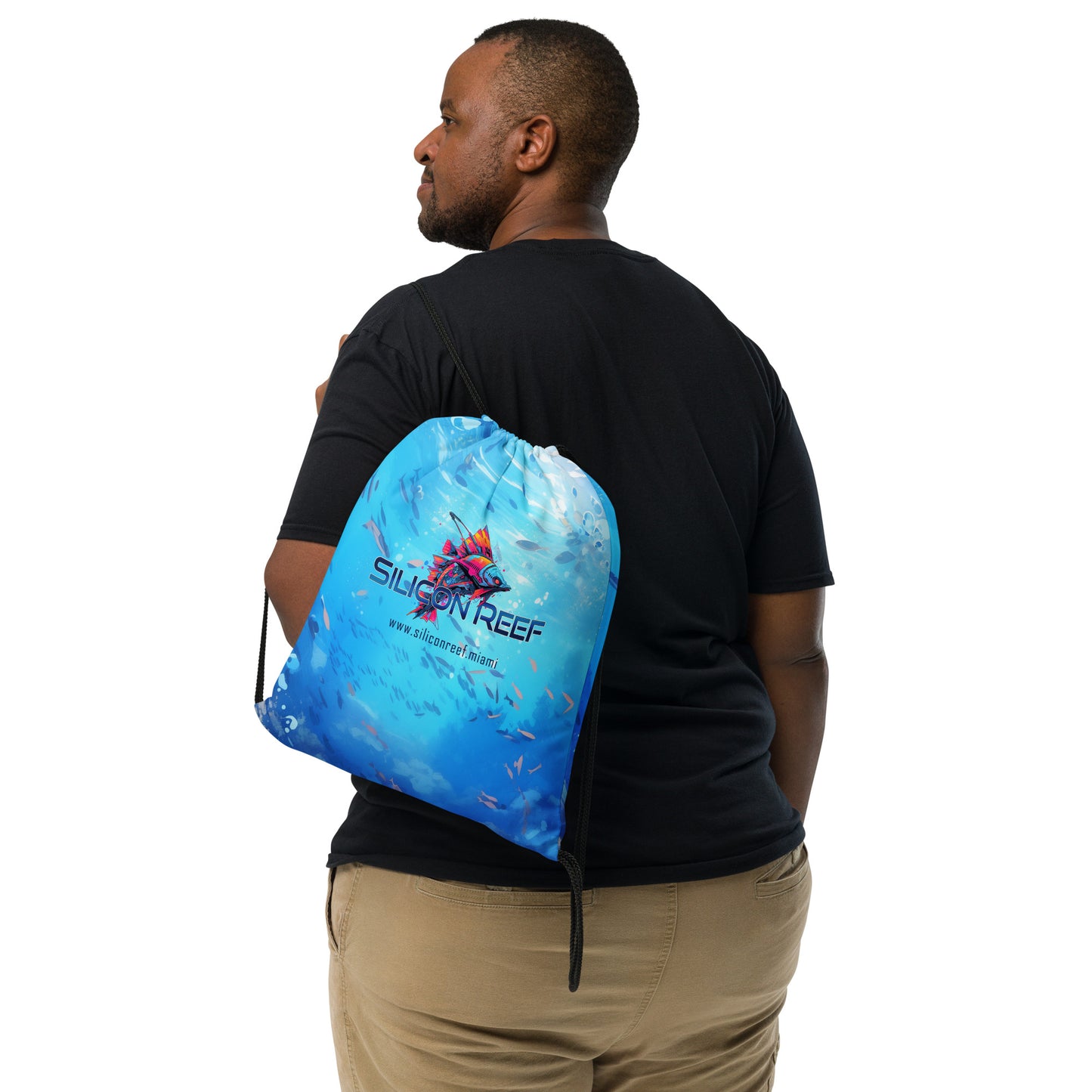 Silicon Reef Miami Underwater Drawstring Bag