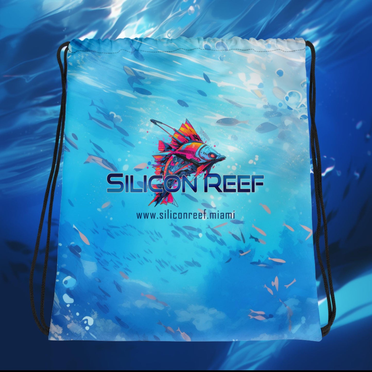 Silicon Reef Miami Underwater Drawstring Bag