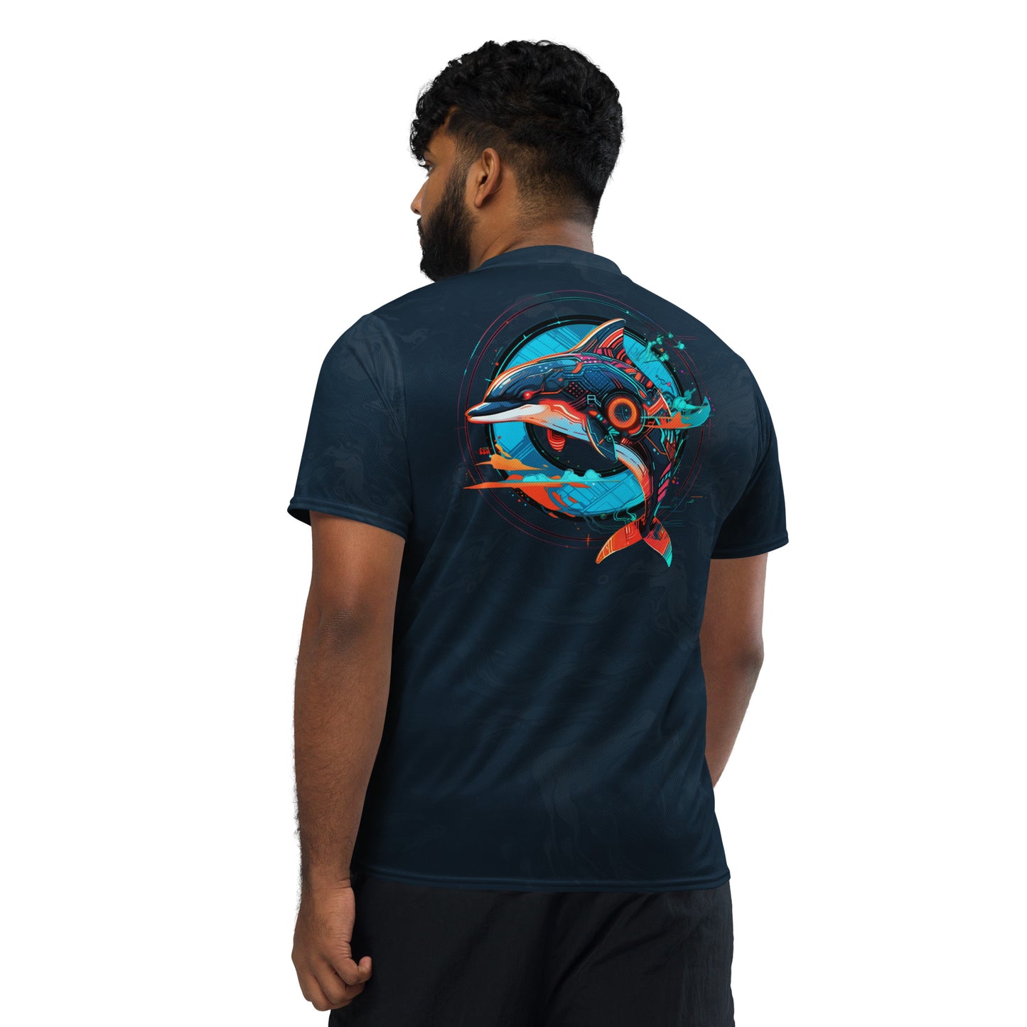 Mech Dolphin Unisex Sports Jersey
