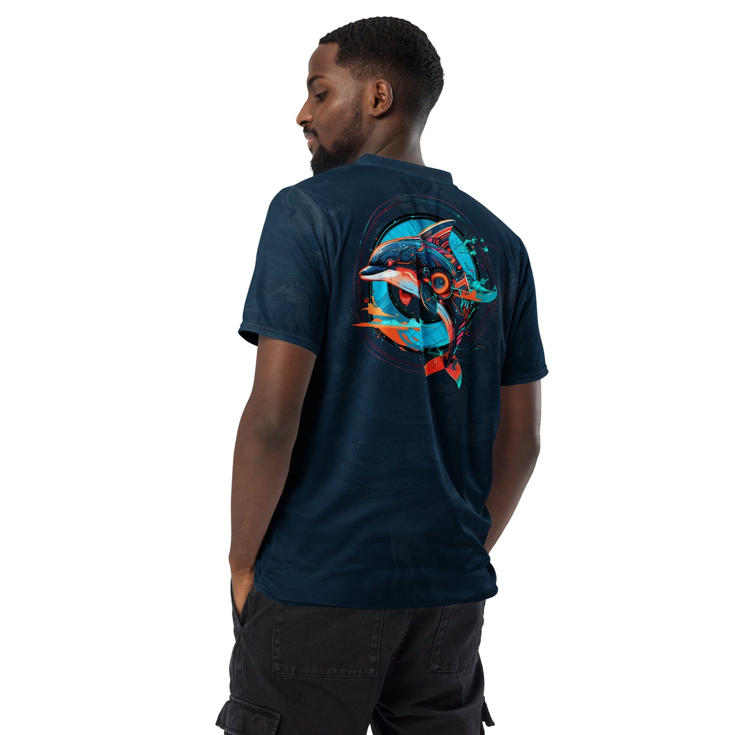 Mech Dolphin Unisex Sports Jersey