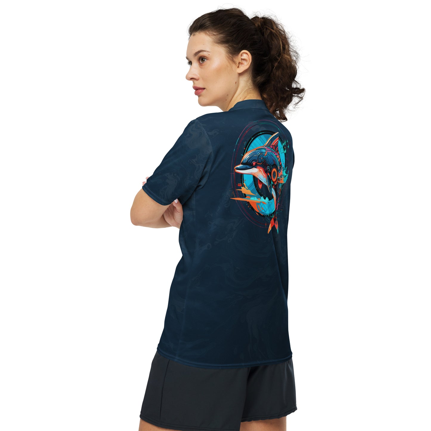 Mech Dolphin Unisex Sports Jersey