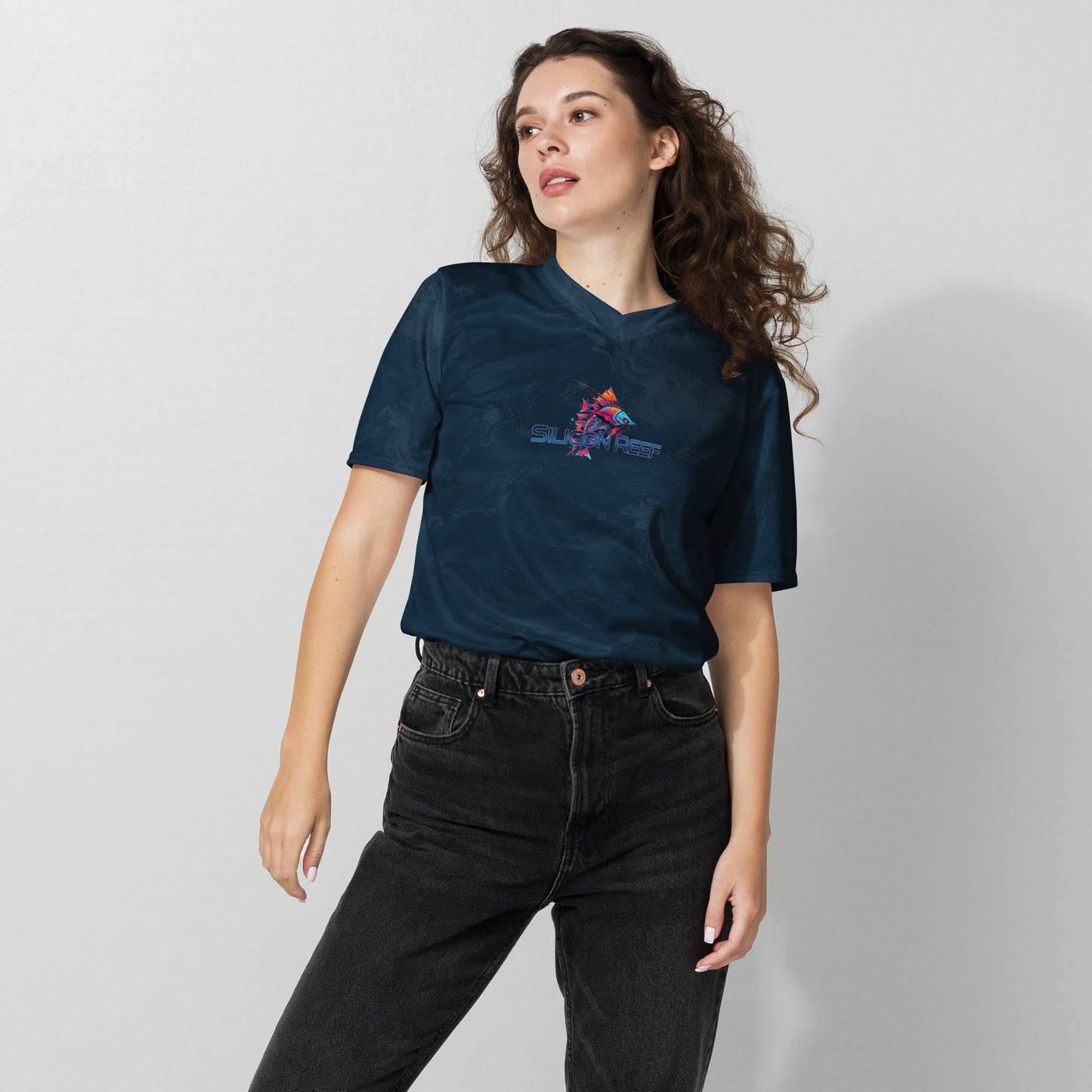 Mech Dolphin Unisex Sports Jersey