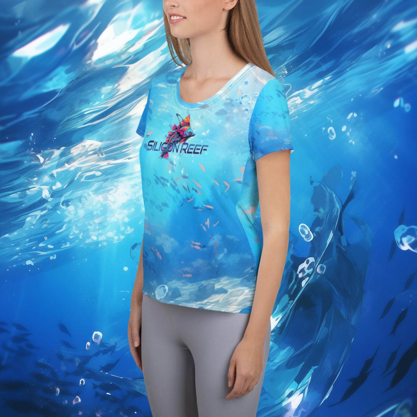 Reef Mermaid Ladies' Athletic T-shirt