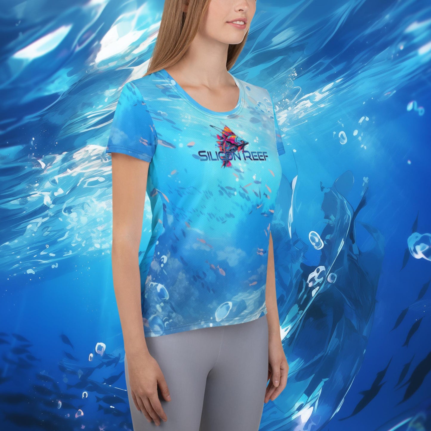 Reef Mermaid Ladies' Athletic T-shirt