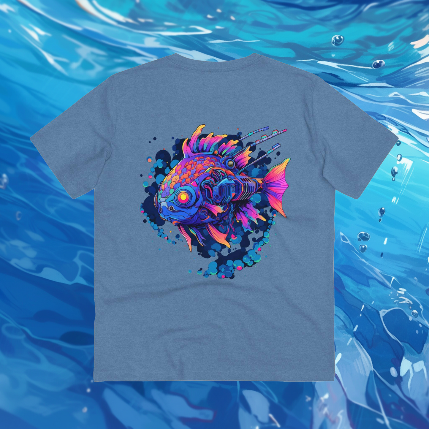 Smoosh Face Fish Organic Creator T-shirt - Unisex