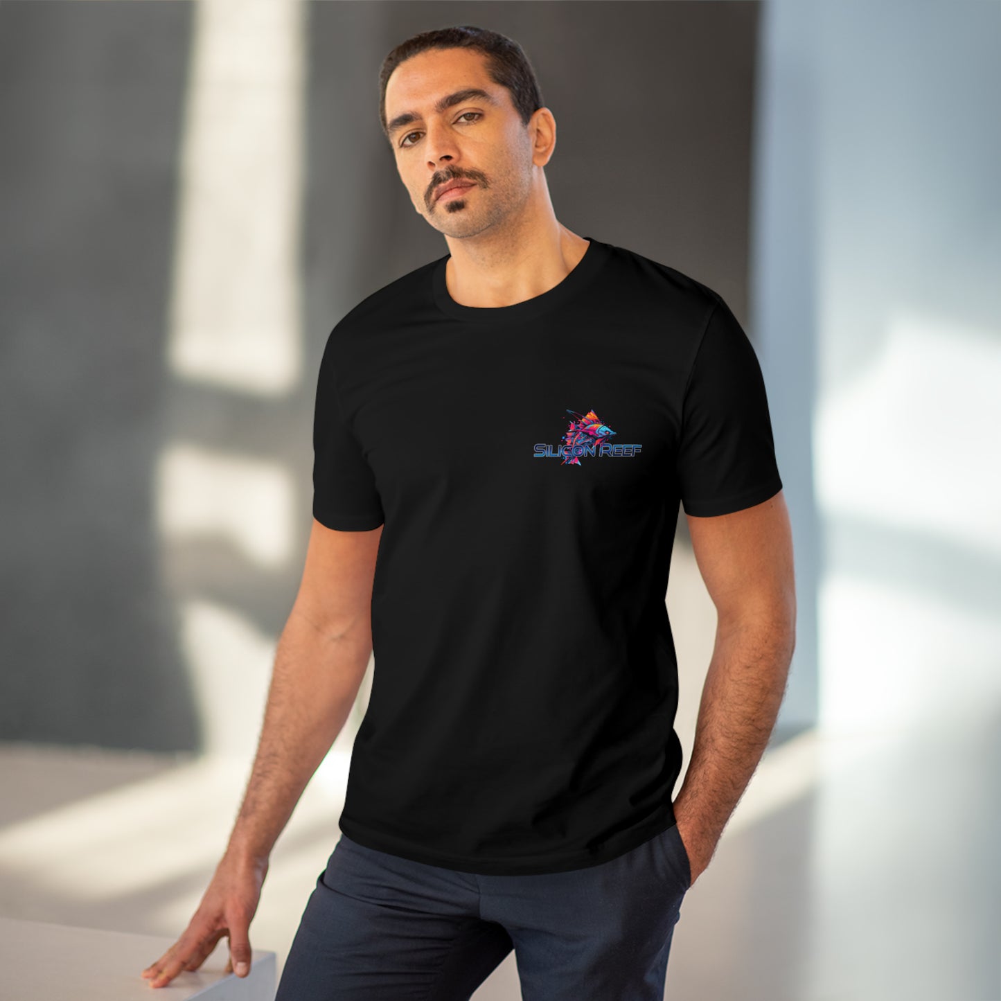 Smoosh Face Fish Organic Creator T-shirt - Unisex