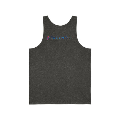 DJ EDM Fish Unisex Jersey Tank