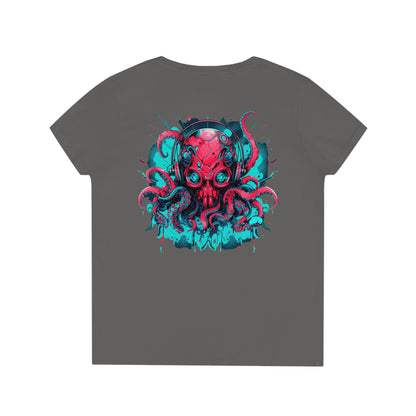 EDM Kraken Ladies' V-Neck T-Shirt