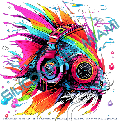 DJ EDM Fish Unisex Jersey Tank