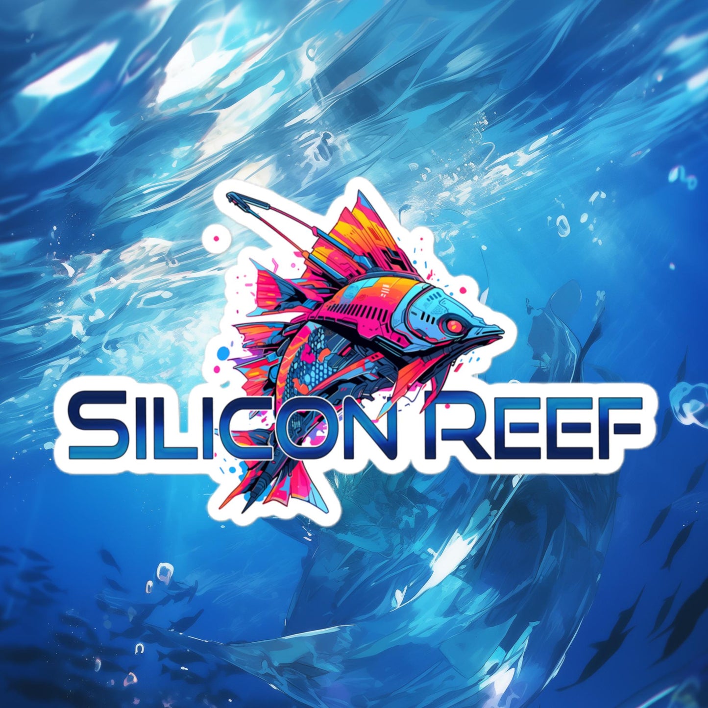 Silicon Reef Logo Bubble-free Stickers - 5.5" x 5.5"