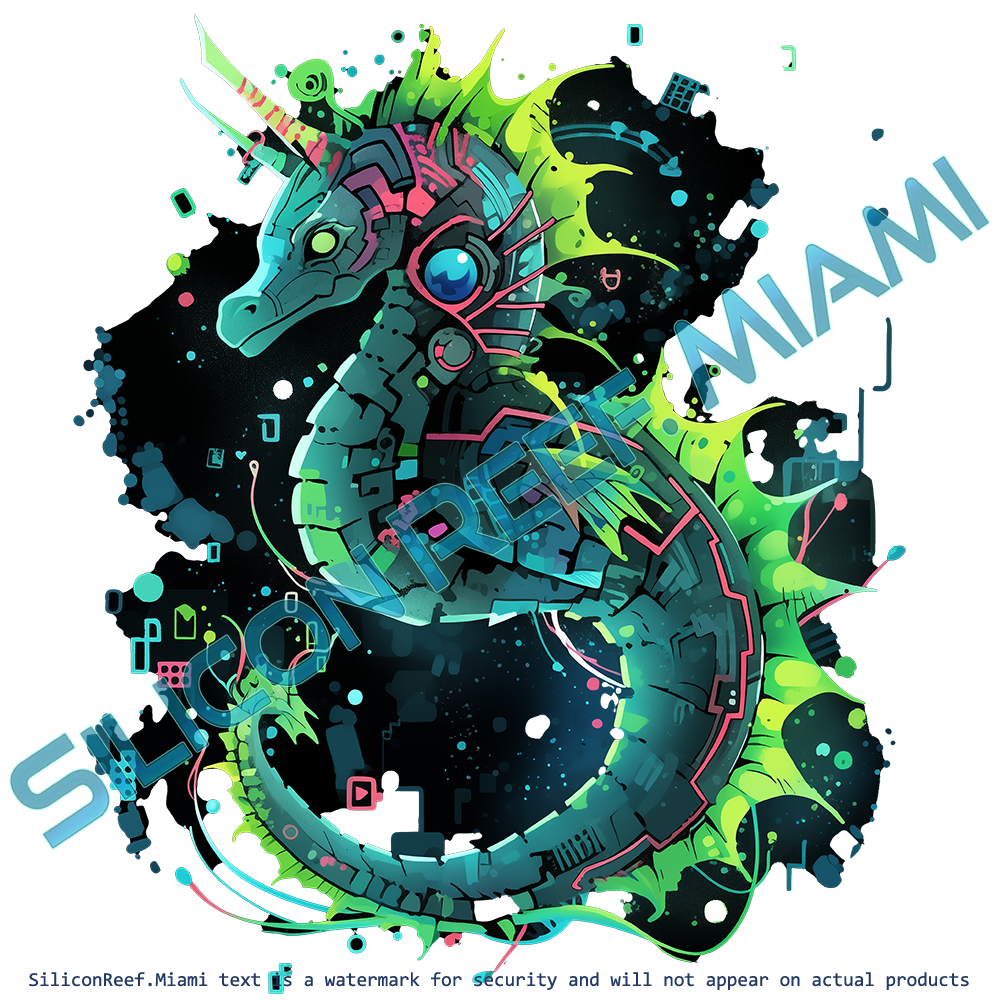 Sea Horse Unisex Cut & Sew Tee – Silicon Reef Miami